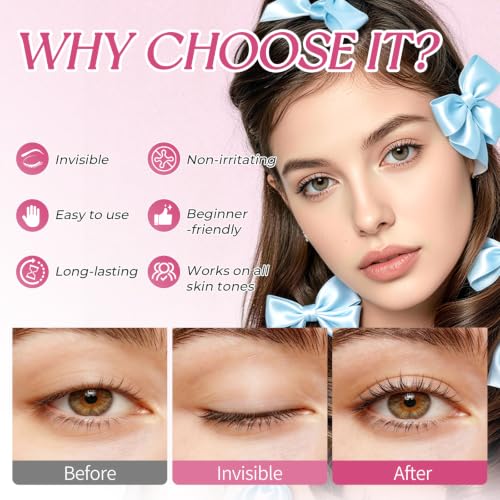 Invisible Eyelid Tape for Hooded Eyes - 96 Ultra-Thin Lifter Strips