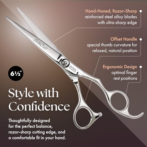 Olivia Garden SilkCut Professional Shears & Thinner Case