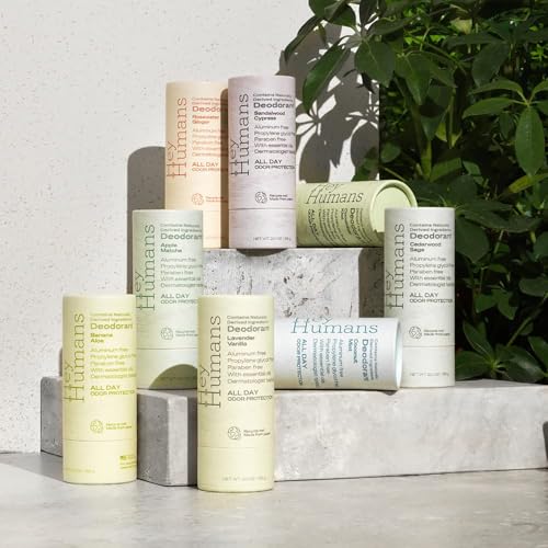 Hey Humans Aluminum-Free Deodorant Bundle - Sandalwood Cypress / 3 x 2oz