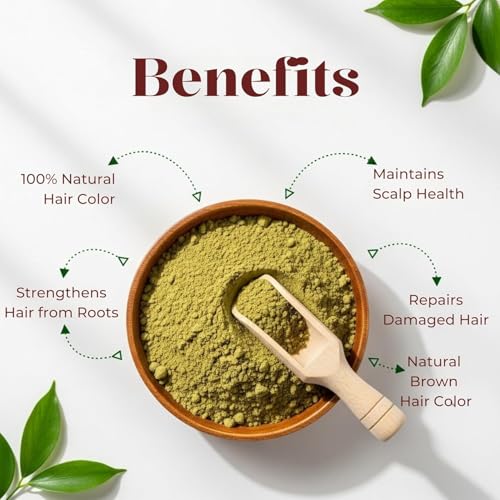 Henna Paste Cones for Hair Color - 100% Pure, Tea Tree Oil