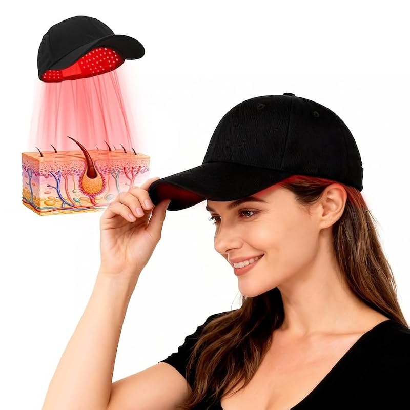 Red Light Therapy Hair Growth Cap | Cordless LED Hat