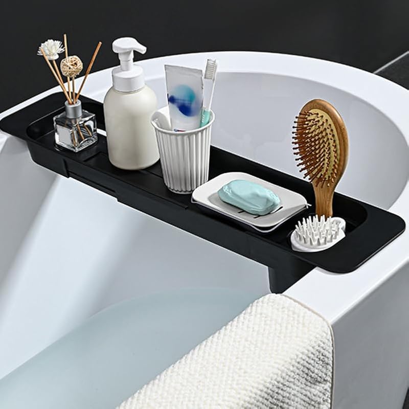 Telescopic Bathtub Tray with Anti-Slip Design - Expandable to 22.44in