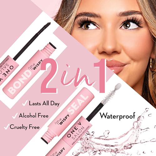 One V Salon Miss Wispy Lash Bond & Seal - 2-in-1 Waterproof Lash Glue