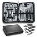 30-Piece Professional Manicure Pedicure Kit for Men - Travel Nail Care Set