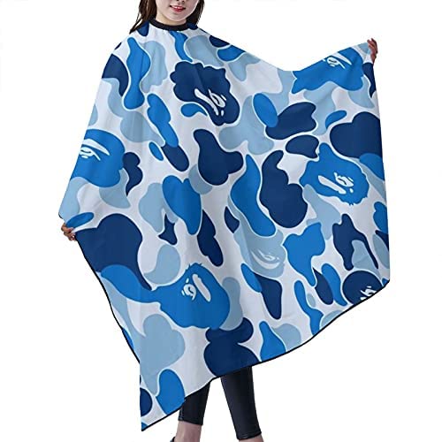 Xianjing Adult Barber Cape,Camo Camouflage Professional Salon Haircut Capes,Haircut Kit Hairdressing Apron for Home Salon and Barbershop, One Size