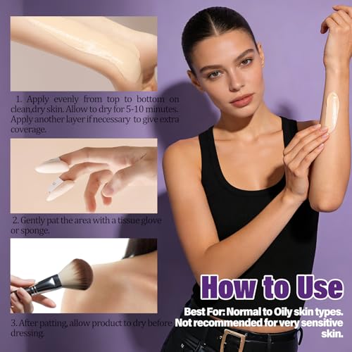 Waterproof Tattoo Cover Up Makeup - 24hr Body Foundation