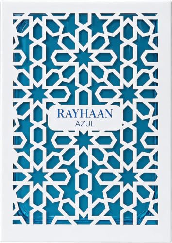 Rayhaan Azul Eau de Parfum Spray - Fresh Citrus & Woody Scent, 3.4 oz