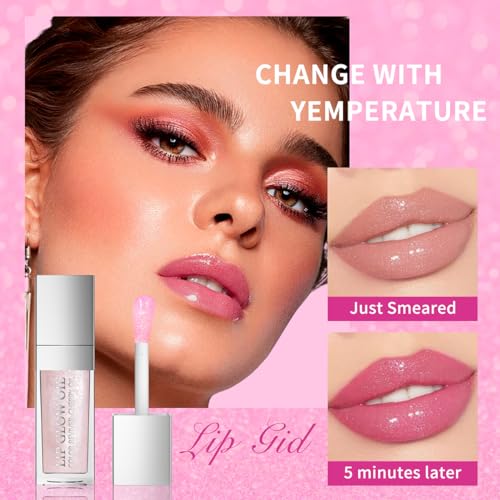 pH Color Changing Lip Oil - Hydrating Glossy Lip Balm