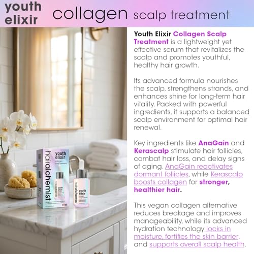 Hair Alchemist Youth Elixir Collagen Scalp Serum 1.65 oz