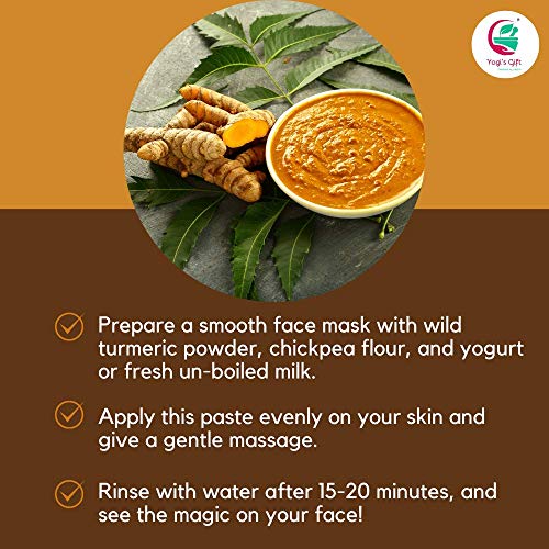 Wild Turmeric Powder for Face | 8 oz Kasturi Manjal