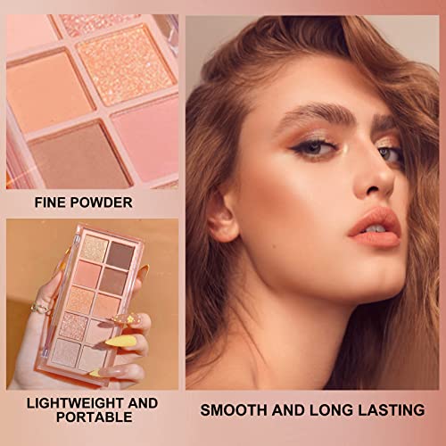Erinde 10-Color Eyeshadow Palette - Matte & Shimmer Shades