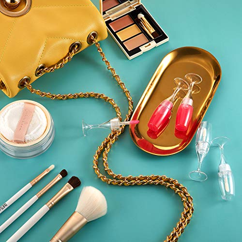20 Pcs 8ml Empty Lip Gloss Tubes with Funnels - Wineglass Shape