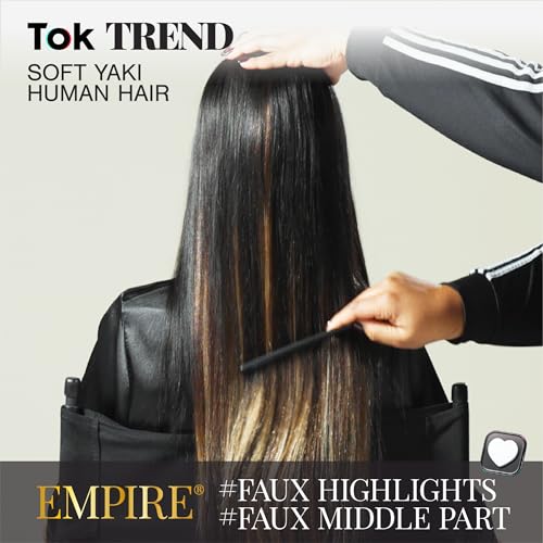 Sensationnel Empire Yaki 12" Human Hair, 1 Pack