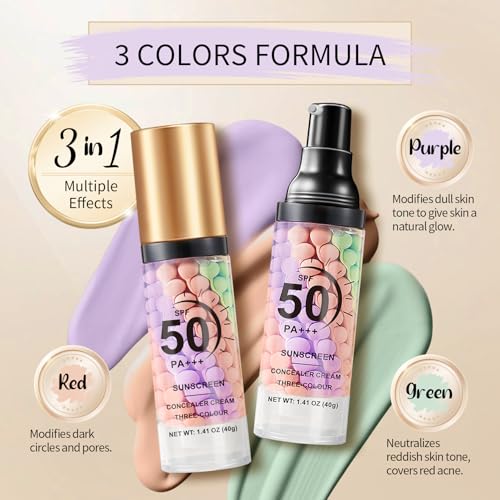 Color Correcting Primer SPF 50 PA+++ Sunscreen 3 Shades
