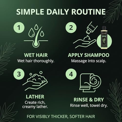 Organic Rosemary Hair Growth Shampoo with Keratin Treatment