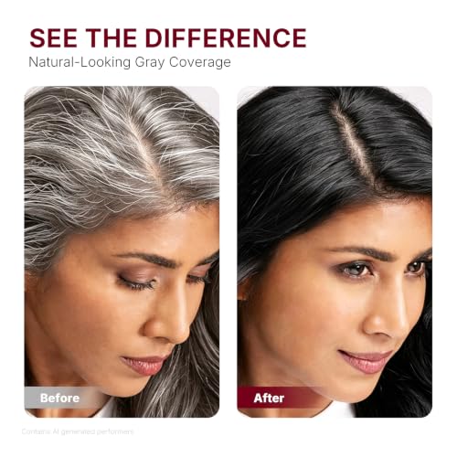 Karseell Ammonia-Free Black Hair Dye with Comb Applicator - 80ml