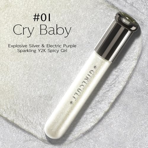 GIRLCULT Liquid Glitter Eyeshadow Duochrome Topper #01 Cry Baby