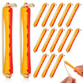 Perm Rod Hair Rollers 24 PCS with Rubber Bands