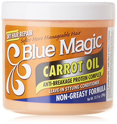 Blue Magic Carrot Oil Leave In Styling Conditioner, 13.75 Ounce