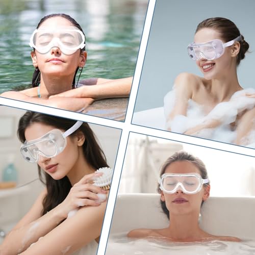 Eyelash Shower Goggles Protector - 2 Pack Adjustable