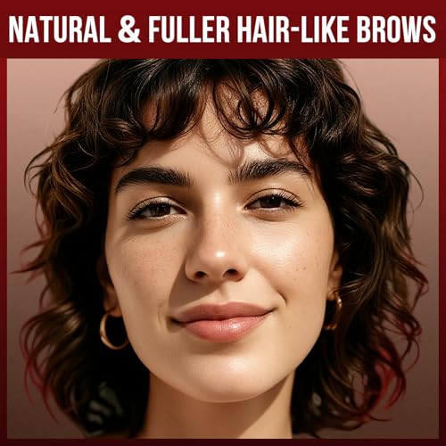 4D Eyebrow Pen Dark Brown - Hair-Like Strokes, Waterproof