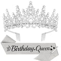 Birthday Queen Sash and Crown Set for Women