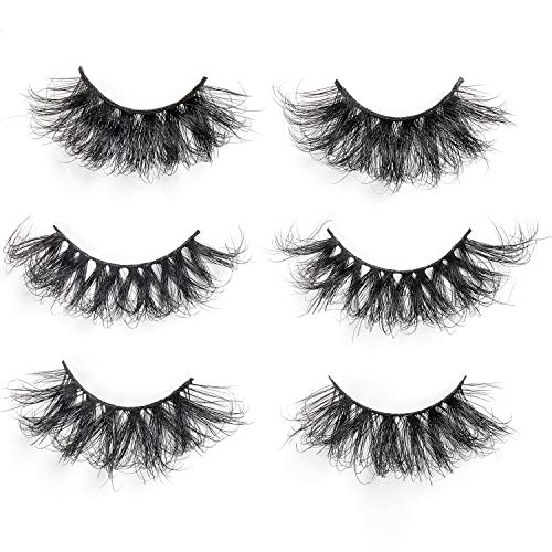 25mm 3D Mink Lashes Full Volume Fluffy Siberian Fur