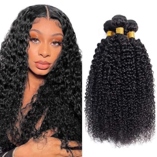 Deep Curly Human Hair Bundles 20 22 24 Inch - 3pc Bundle