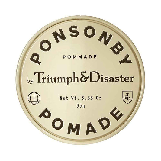 TRIUMPH & DISASTER Ponsonby Pomade – Medium Hold Hair Wax for Men and Women, High Shine, Non-Greasy Finish, 95g – Fine to Thick Hair