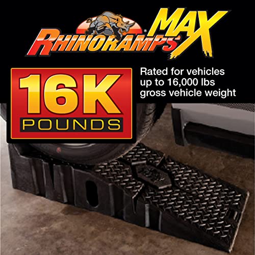 RhinoGear 11912ABMI RhinoRamps MAX Vehicle Ramp - Pair (16,000lb. GVW Capacity)