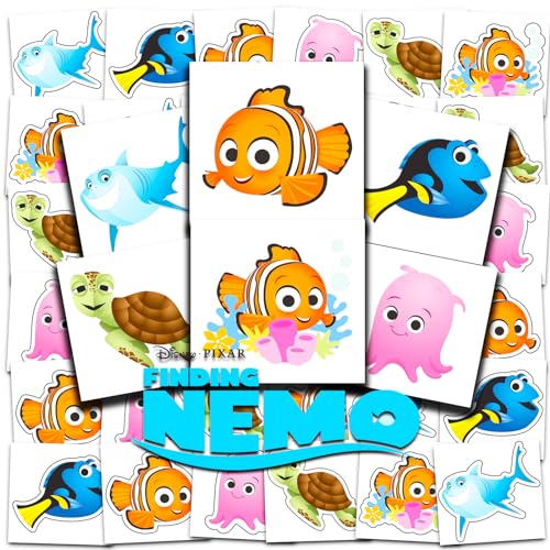 Finding Nemo Temporary Tattoos, 72-Piece Party Favors