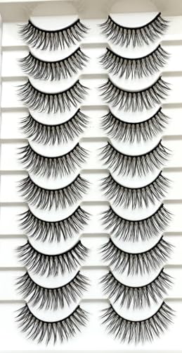 Faux Mink False Lashes 10 Pairs - Everyday 220