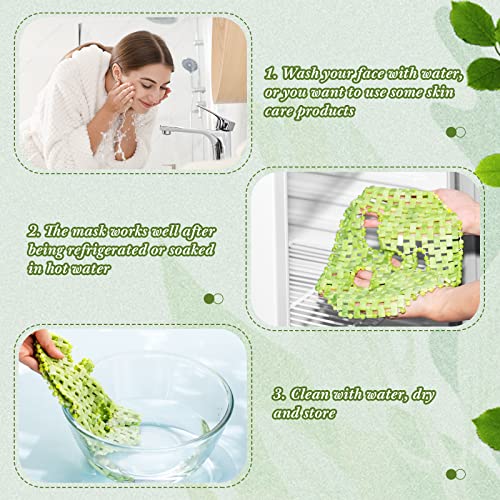 Jade Facial Cooling Mask – Natural Stone Face & Eye Massage Tool