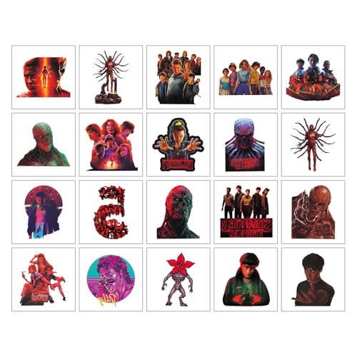 40PCS Stranger Movie Things Temporary Tattoos for Teens, Birthday Party Favors,Cartoon Movie 5 Decoration Sticker Gifts for Teens Home Activity (strange40)