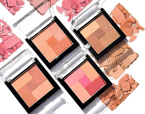 Palladio 2-in-1 Mosaic Powder Blush & Bronzer, Sun Kissed