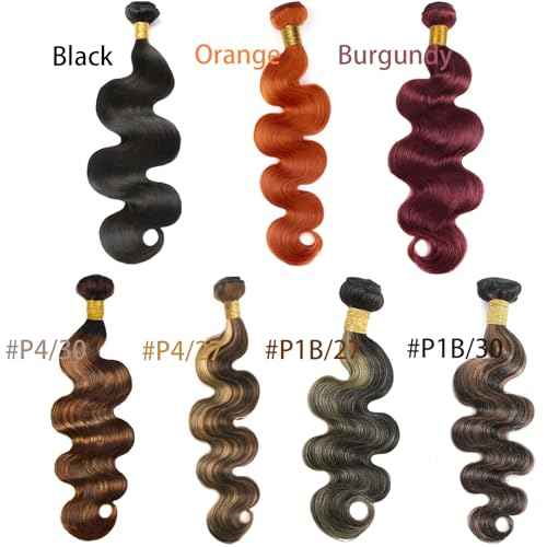 Body Wave Human Hair 3 Bundles 18 20 22Inch Honey Blonde Highlight Human Hair Bundle Brazilian Virgin Hair Quick Weave P4/27