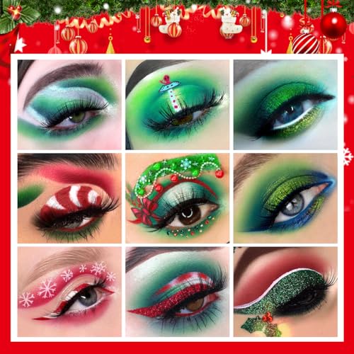 DE'LANCI 18 Color Christmas Eyeshadow Palette - Matte & Shimmer