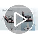 Tatub Reclining Salon Chair - 90°-135° Adjustable Barber Chair