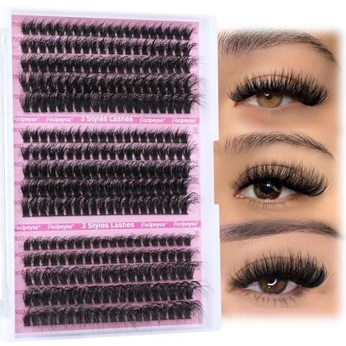 Volume Lash Clusters 10-18mm Mixed 300pcs DIY Eyelash Extensions