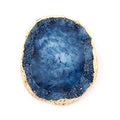 AKOAK Blue Resin Crystal Agate Nail Art Gel Palette - Manicure Display Tool