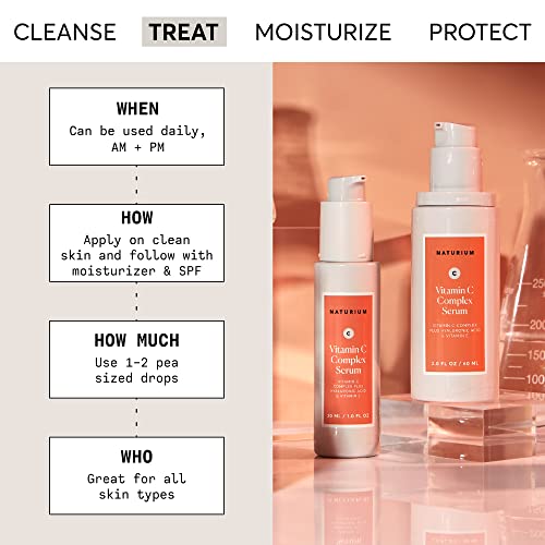 Naturium Vitamin C Serum with Hyaluronic Acid & Vitamin E, 1 oz
