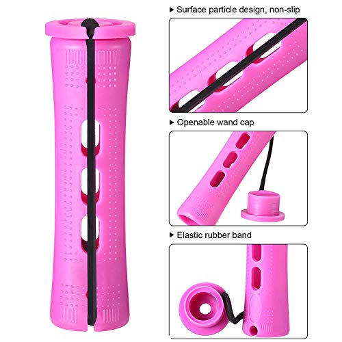 WILLBOND 60 Pcs Short Perm Rods Kit for Natural Hair