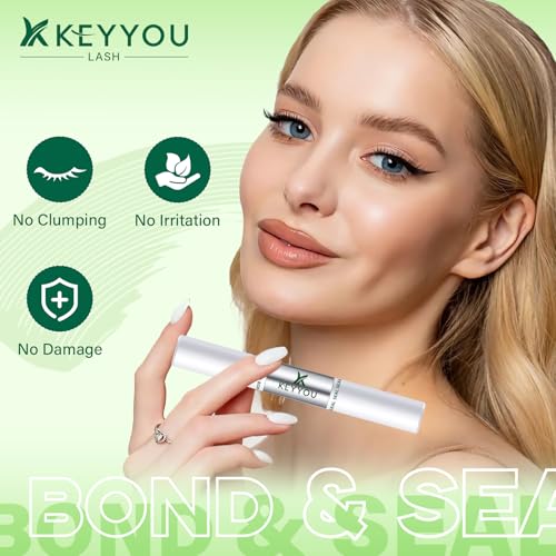 KEYYOU Lash Bond and Seal 10ML - Waterproof Eyelash Glue