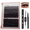 80D 100D Thick Fluffy Lash Clusters Kit 10-18mm DIY