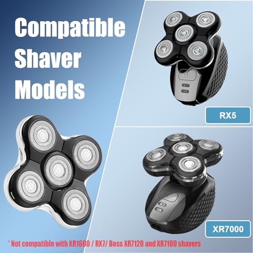 Shaver Replacment Heads Compatible with Remington Balder Pro XR7000 Head Shaver (1 Pack)