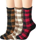 BomKinta Women's Cozy Fuzzy Socks - Warm Winter Slipper Socks, Size 5-10