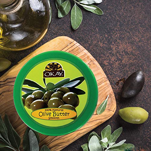 OKAY 100% NATURAL OLIVE BUTTER SMOOTH 7oz/198gr