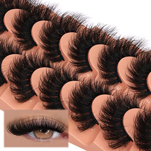 8D Mink Lashes 18mm Full Volume Dramatic Faux Eyelashes