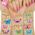 Butterfly Temporary Tattoos - 46 Glitter Designs by xo, Fetti