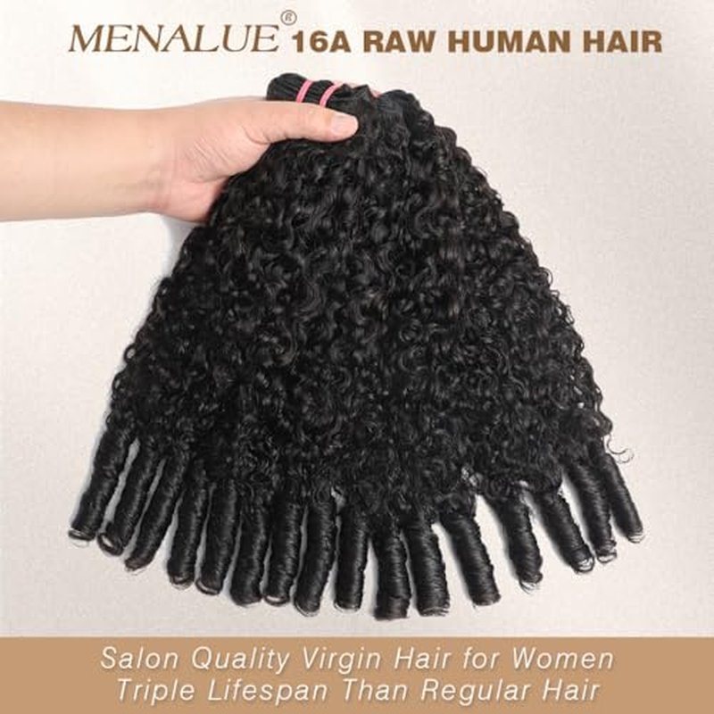 16A Burmese Curly Human Hair Bundles 16-20 Inch